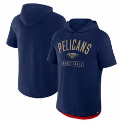 New Orleans Pelicans Pass Legend Raglan Hoodie T-Shirt Navy - NBA