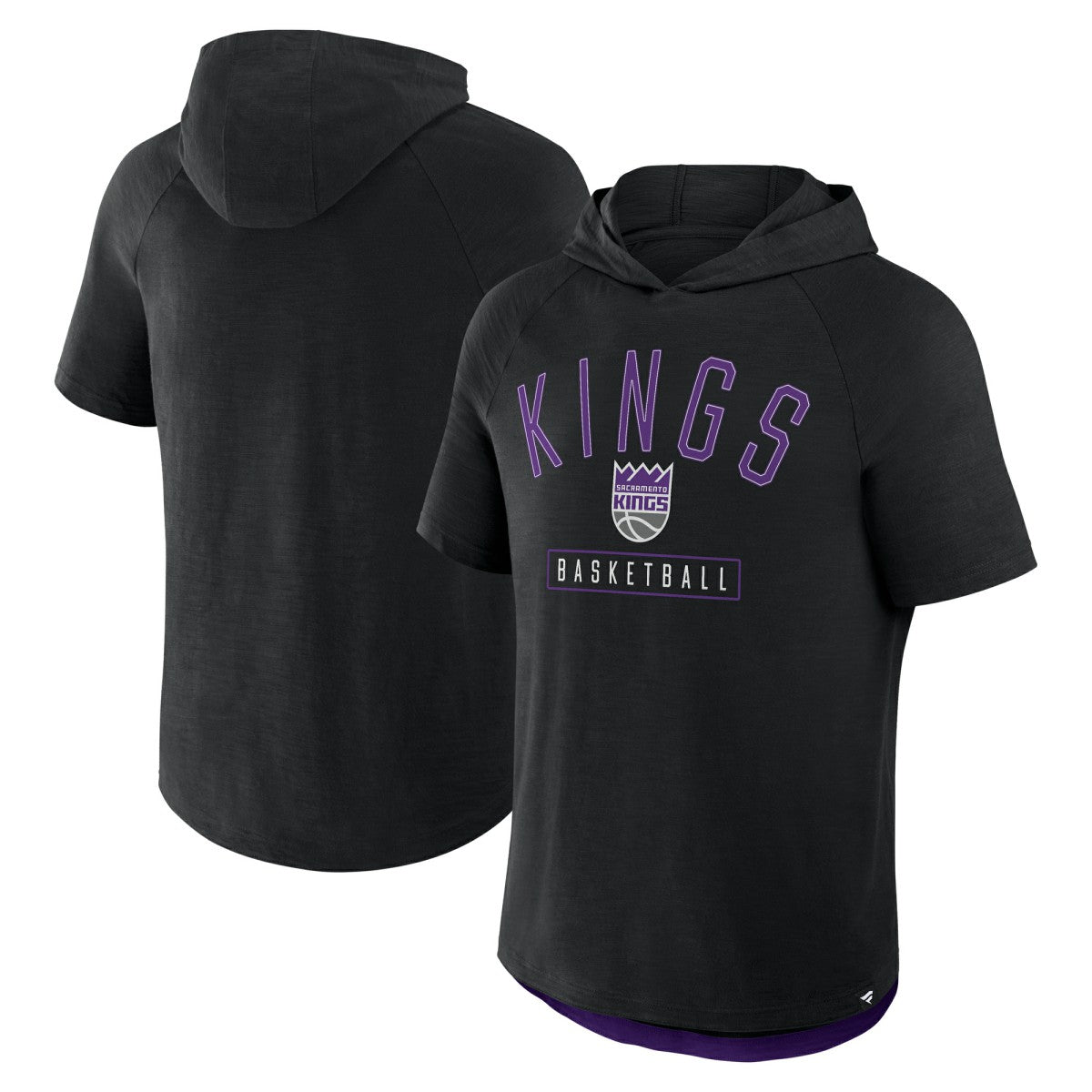 Sacramento Kings Pass Legend Raglan Hoodie T-Shirt Black - NBA