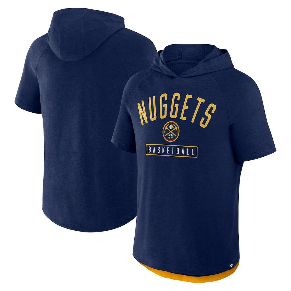 Denver Nuggets Pass Legend Raglan Hoodie T-Shirt Navy - NBA