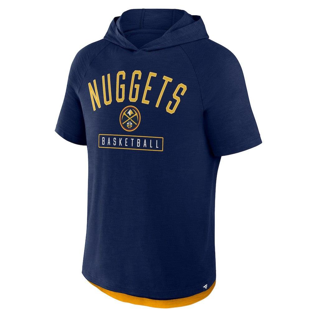 Denver Nuggets Pass Legend Raglan Hoodie T-Shirt Navy - NBA