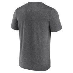Portland Trail Blazers Logo Athletic Block Practice Performance T-Shirt Heather Charcoal - NBA