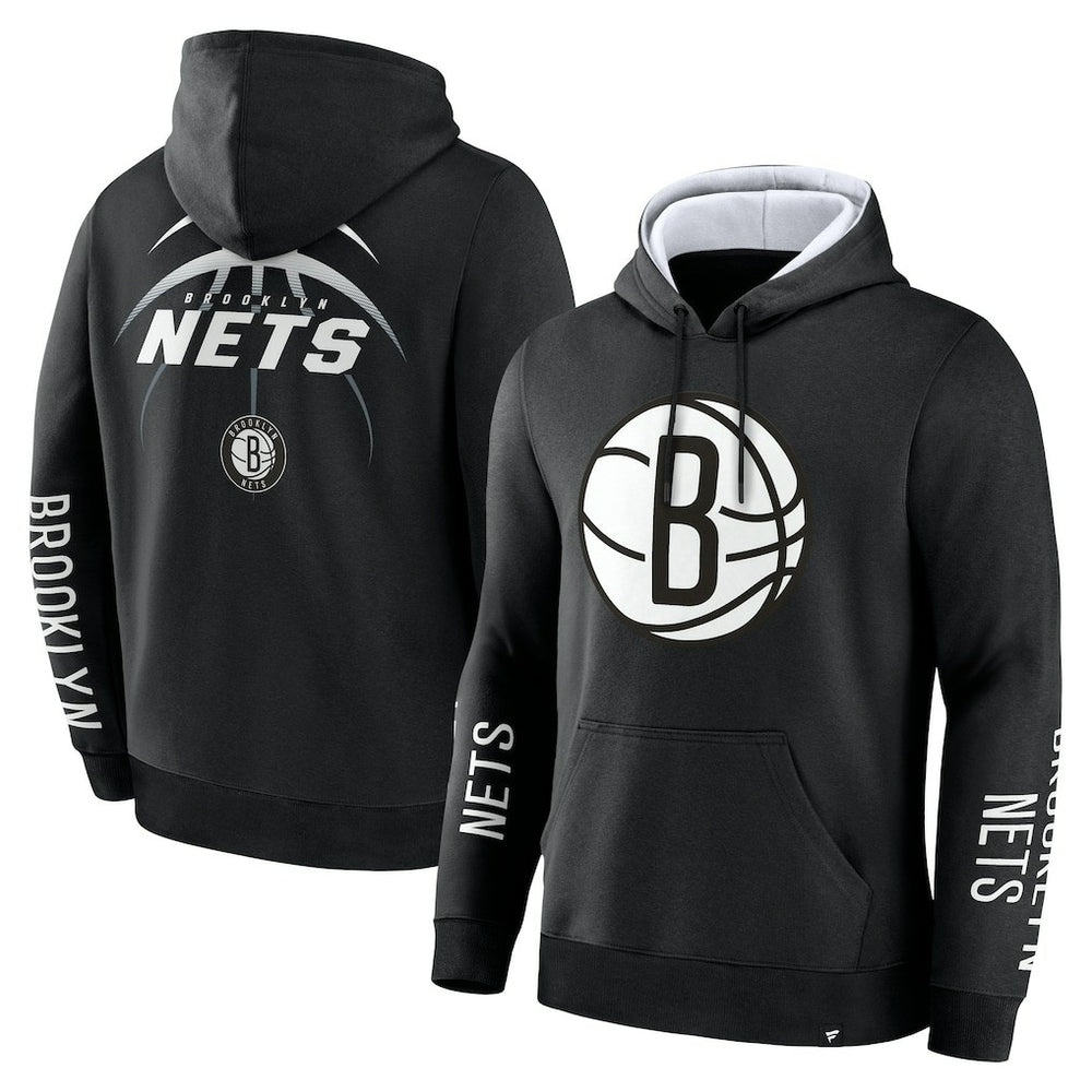 Brooklyn Nets Legacy Guard Pullover Hoodie Black - NBA
