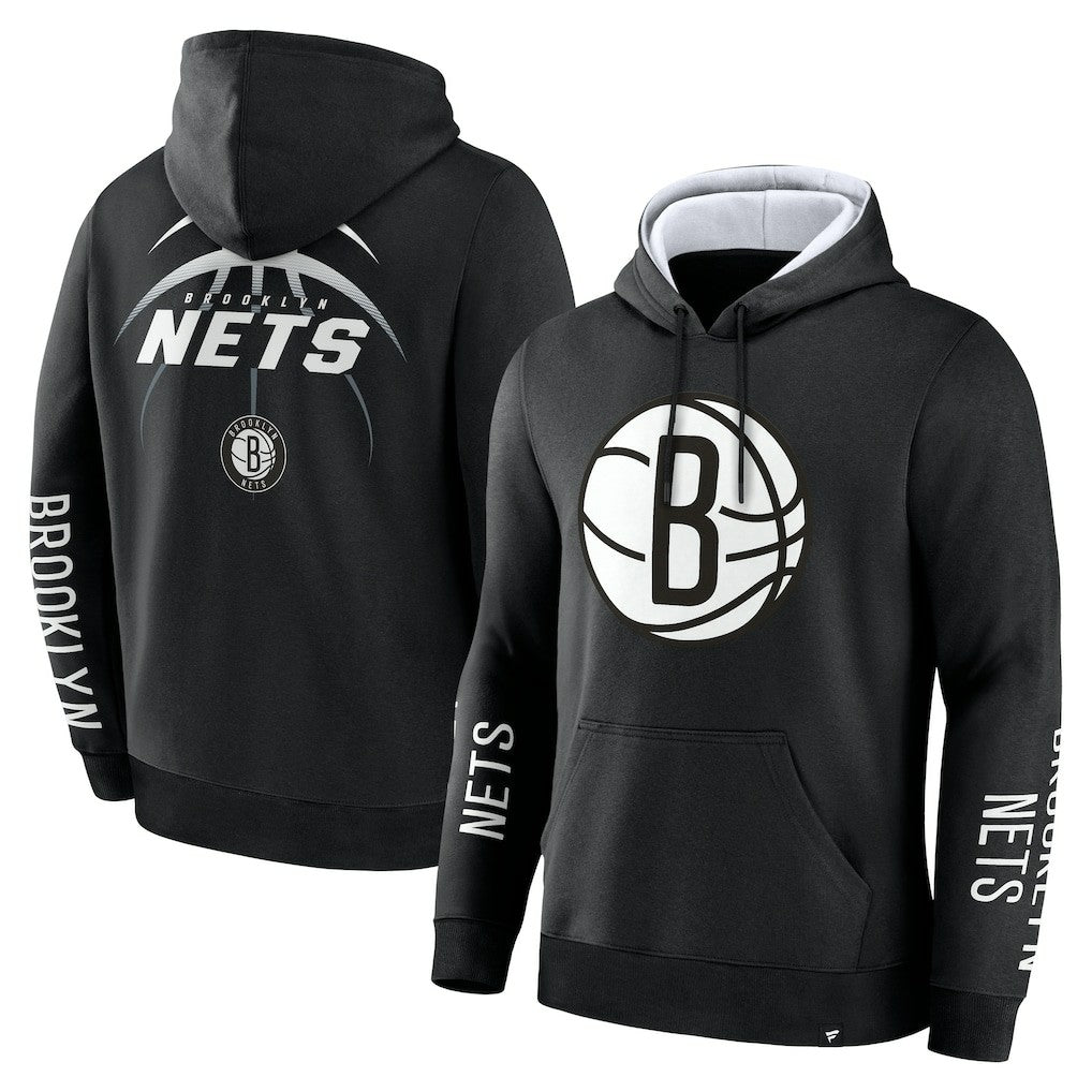 Brooklyn Nets Legacy Guard Pullover Hoodie Black - NBA