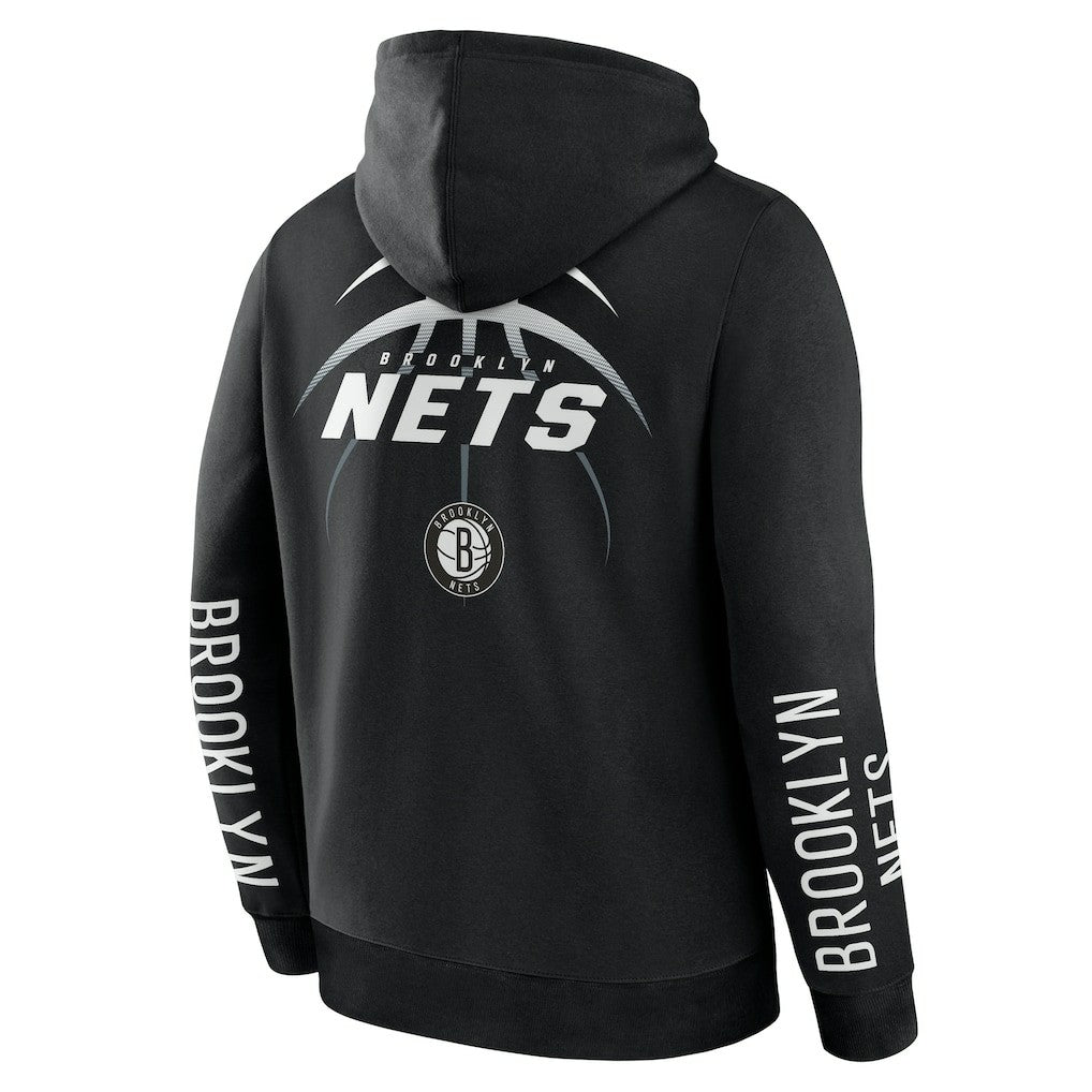 Brooklyn Nets Legacy Guard Pullover Hoodie Black - NBA