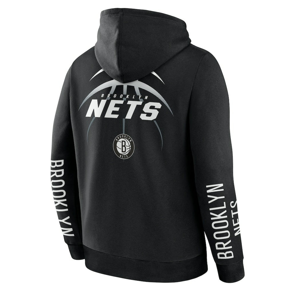 Brooklyn Nets Legacy Guard Pullover Hoodie Black - NBA
