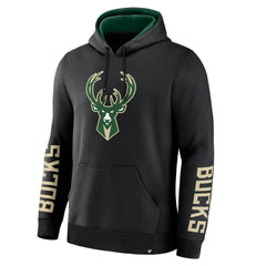 Milwaukee Bucks Legacy Guard Pullover Hoodie Black - NBA