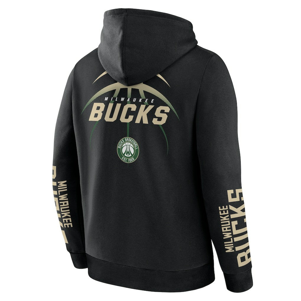 Milwaukee Bucks Legacy Guard Pullover Hoodie Black - NBA
