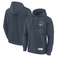 Vancouver Canucks Fanatics Future Ground Info Pullover Hoodie - Navy - NHL