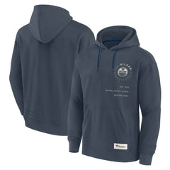 Edmonton Oilers Fanatics Future Ground Info Pullover Hoodie - Navy - NHL