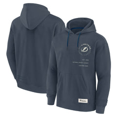Tampa Bay Lightning Fanatics Future Ground Info Pullover Hoodie - Navy - NHL
