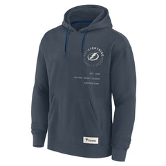 Tampa Bay Lightning Fanatics Future Ground Info Pullover Hoodie - Navy - NHL