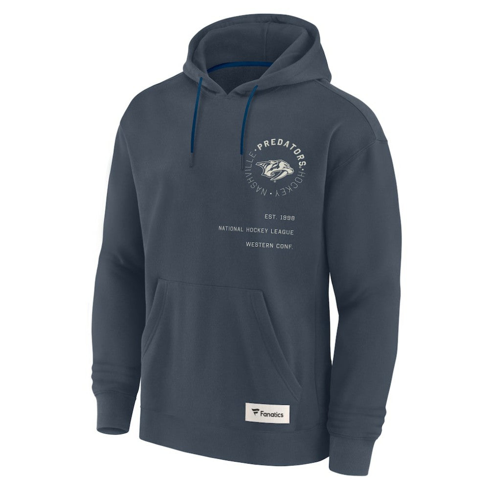 Nashville Predators Fanatics Future Ground Info Pullover Hoodie - Navy - NHL