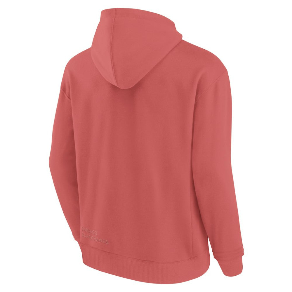 Chicago Blackhawks Fanatics Future Ground Info Pullover Hoodie - Red - NHL