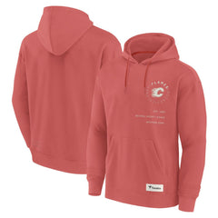 Calgary Flames Fanatics Future Ground Info Pullover Hoodie - Red - NHL