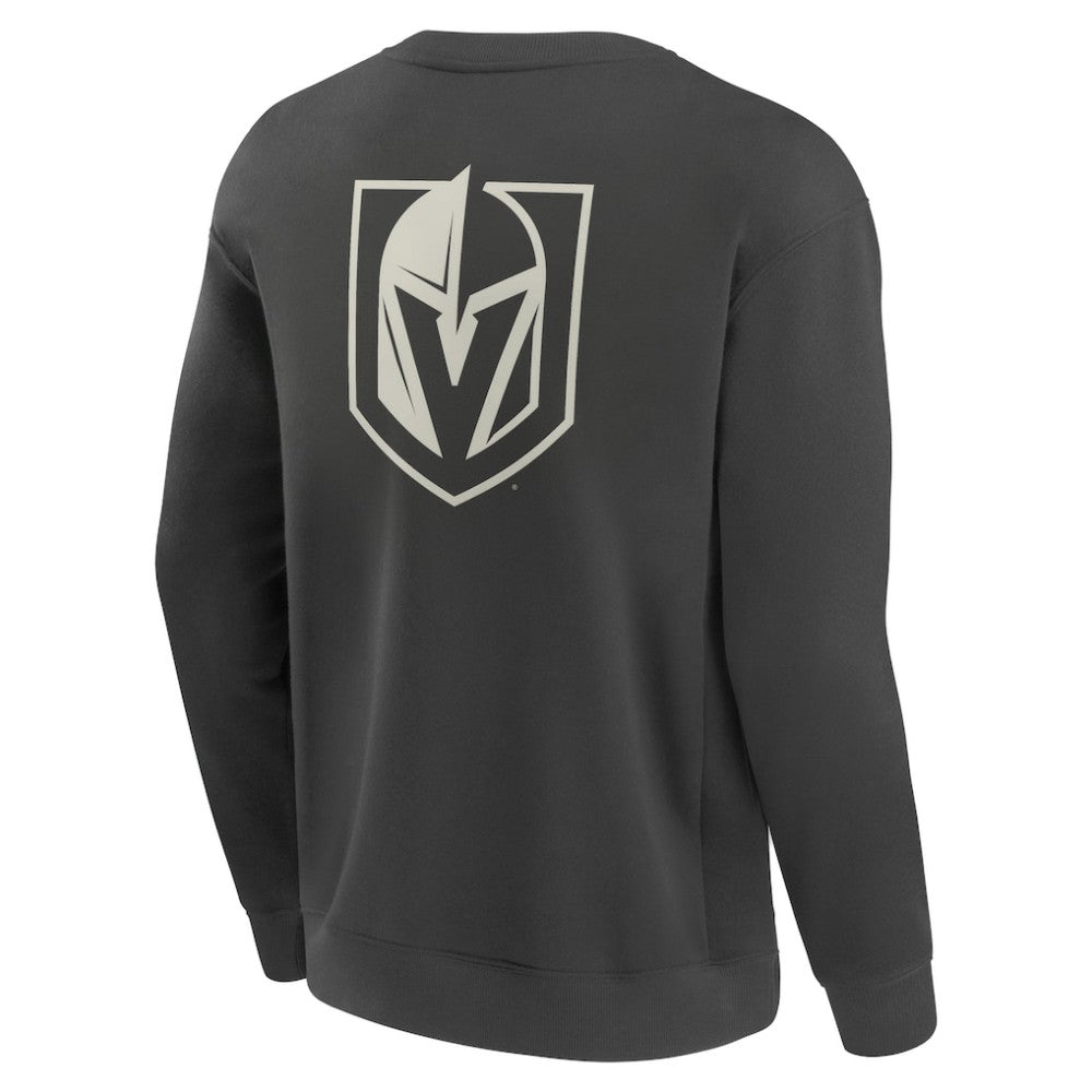 Vegas Golden Knights Fanatics Elements Future Ground Lettering Pullover Sweatshirt - Charcoal - NHL