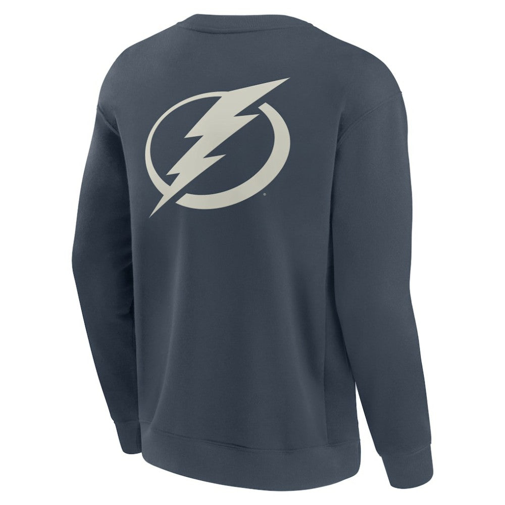 Tampa Bay Lightning Fanatics Elements Future Ground Lettering Pullover Sweatshirt - Blue - NHL