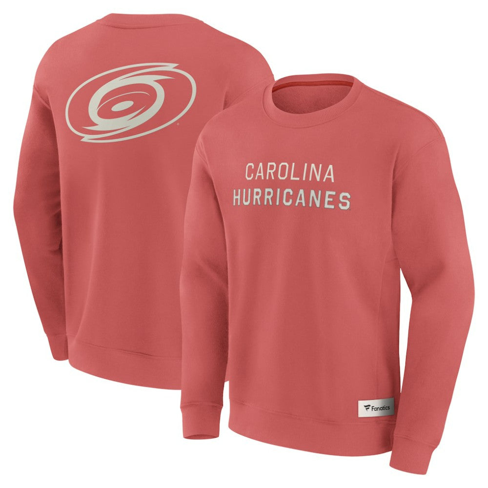 Carolina Hurricanes Fanatics Elements Future Ground Lettering Pullover Sweatshirt - Red - NHL