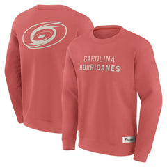 Carolina Hurricanes Fanatics Elements Future Ground Lettering Pullover Sweatshirt - Red - NHL