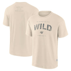 Minnesota Wild Fanatics Elements Weathered Tonal Future Ground T-Shirt - Cream - NHL