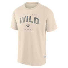 Minnesota Wild Fanatics Elements Weathered Tonal Future Ground T-Shirt - Cream - NHL