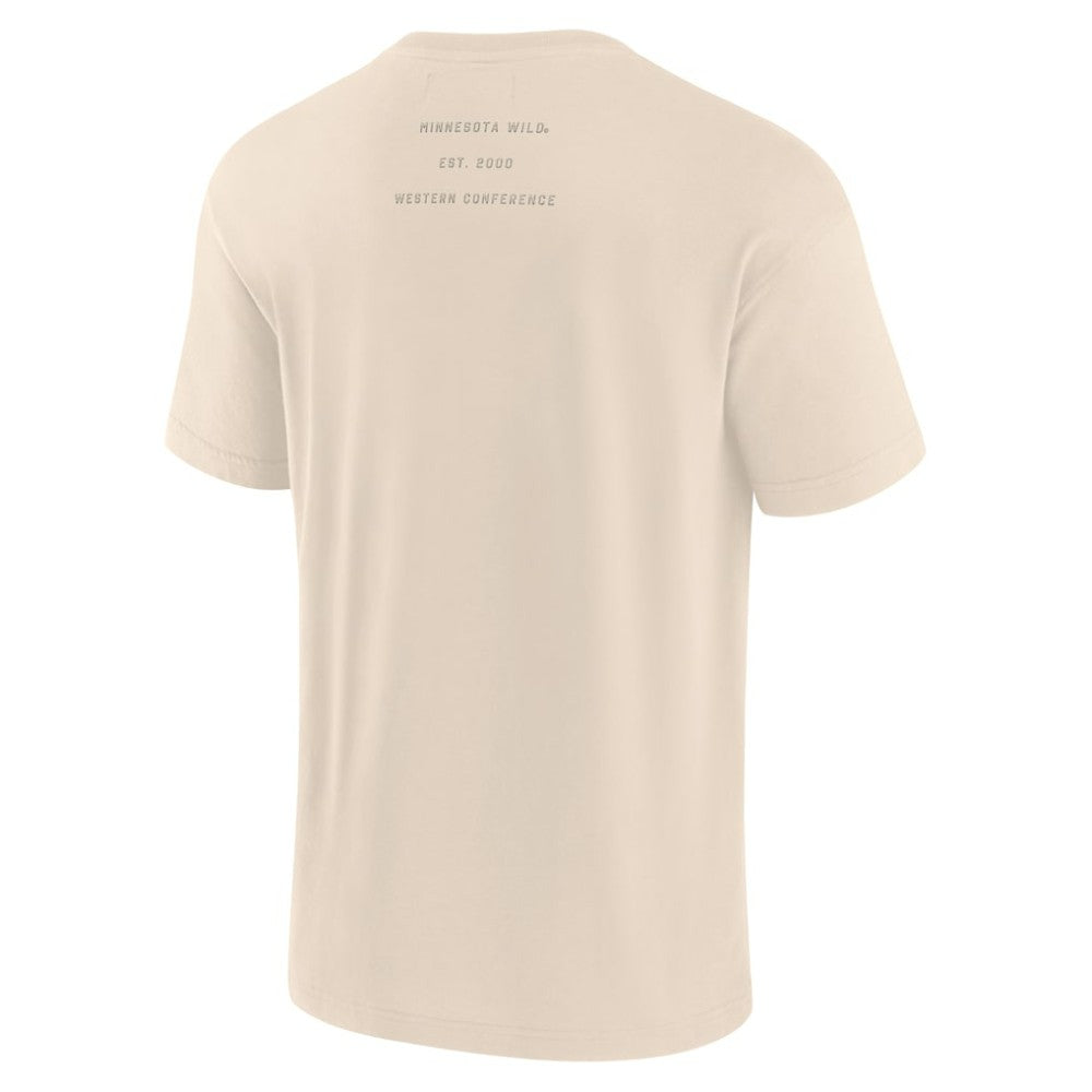 Minnesota Wild Fanatics Elements Weathered Tonal Future Ground T-Shirt - Cream - NHL