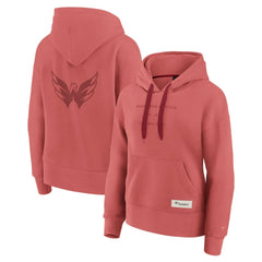 Washington Capitals Fanatics Women's Elements Future Ground Subtle Tonal Pullover Hoodie - Red - NHL