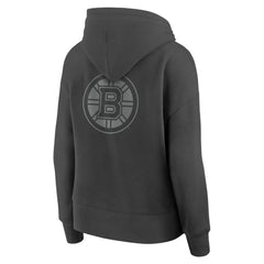 Boston Bruins Fanatics Women's Elements Future Ground Subtle Tonal Pullover Hoodie - Charcoal - NHL