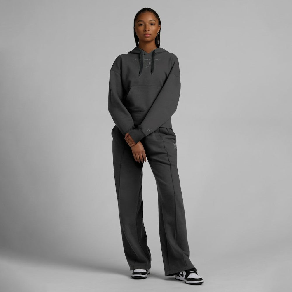 Pittsburgh Penguins Fanatics Women's Elements Future Ground Subtle Tonal Pullover Hoodie - Charcoal - NHL