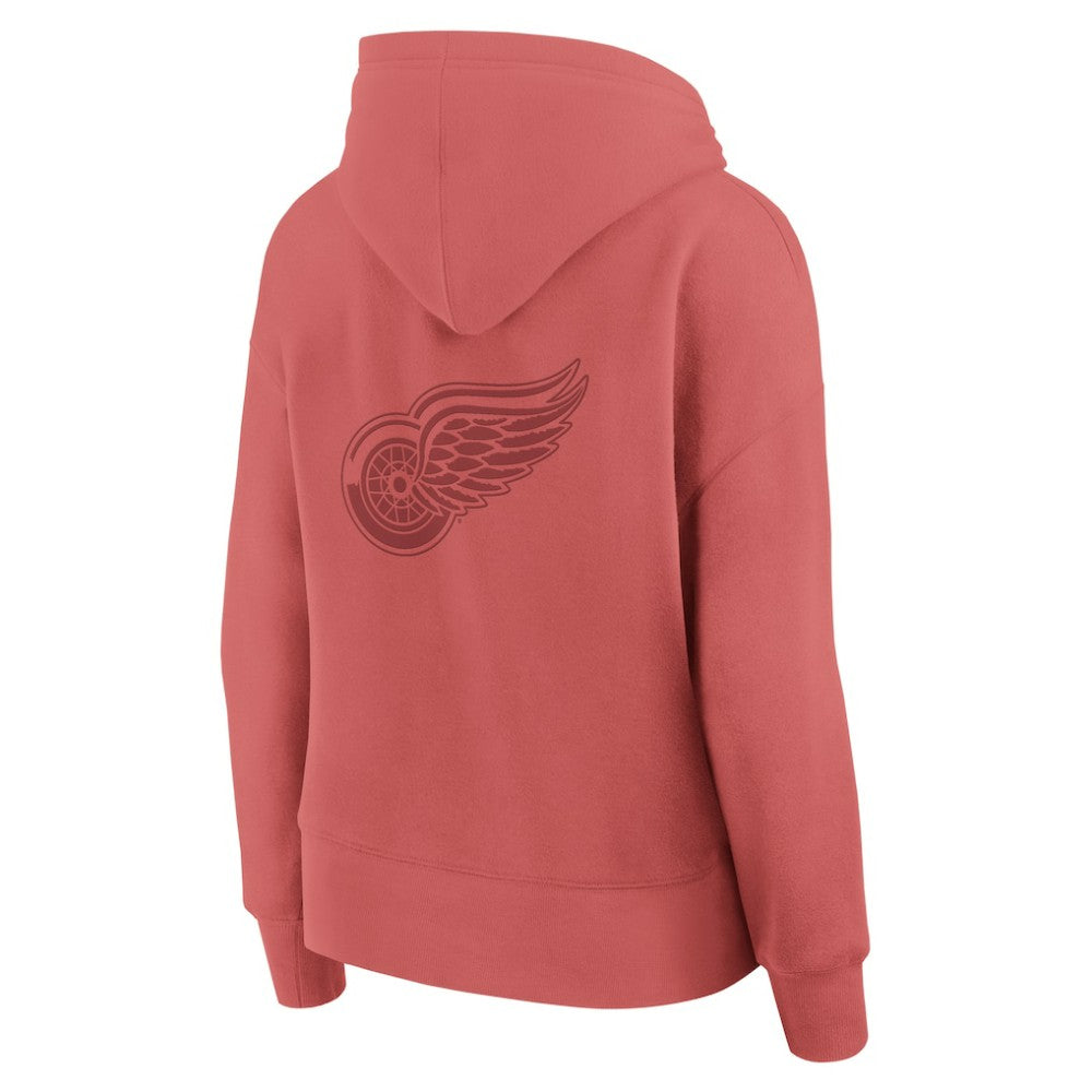 Detroit Red Wings Fanatics Women's Elements Future Ground Subtle Tonal Pullover Hoodie - Red - NHL