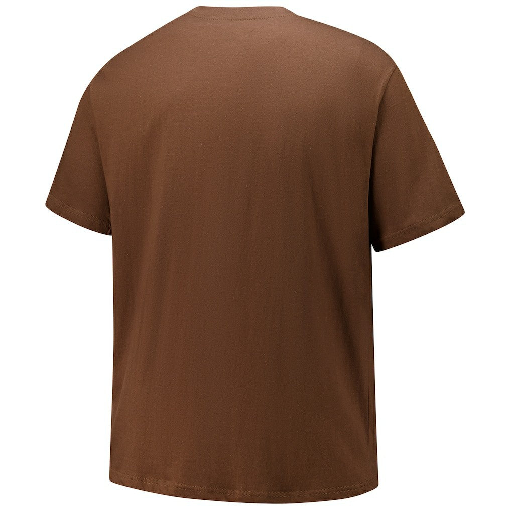 Cleveland Browns Big & Tall Coordinate T-Shirt Brown | Fanatics