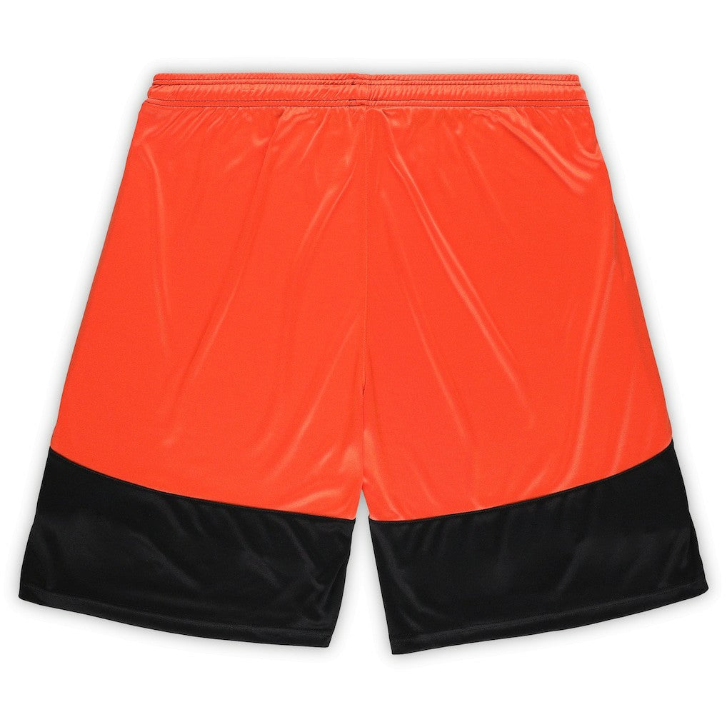 Cincinnati Bengals Big & Tall Launch Shorts Black/Orange | Fanatics
