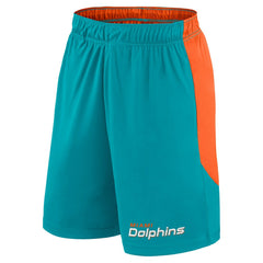 Miami Dolphins Big & Tall Launch Shorts Aqua/Orange | Fanatics
