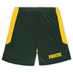 Green Bay Packers Big & Tall Launch Shorts Green/Gold | Fanatics