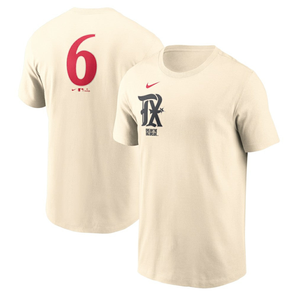 Texas Rangers Nike City Connect Fuse Name & Number T-Shirt - MLB