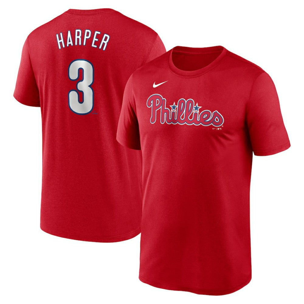 Bryce Harper Philadelphia Phillies Nike Legend Name & Number Performance T-Shirt - MLB