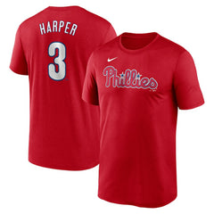 Bryce Harper Philadelphia Phillies Nike Legend Name & Number Performance T-Shirt - MLB
