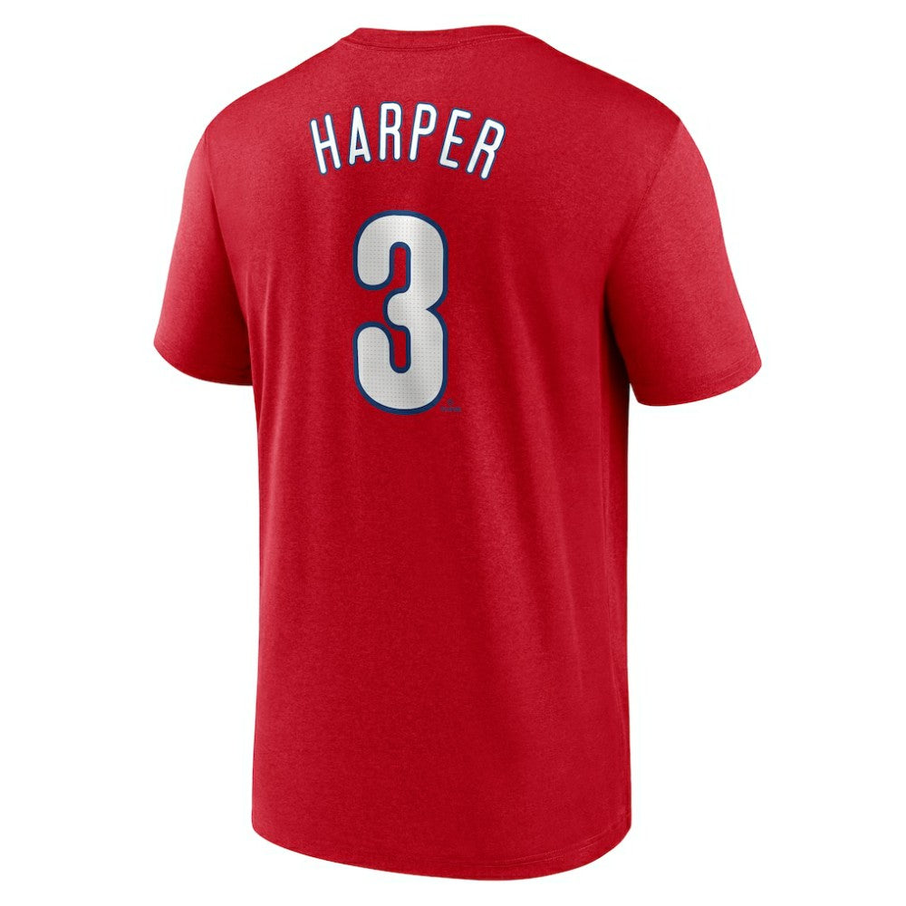 Bryce Harper Philadelphia Phillies Nike Legend Name & Number Performance T-Shirt - MLB