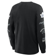 Toronto Maple Leafs Fanatics Boxed In Legacy Long Sleeve T-Shirt - Black - NHL