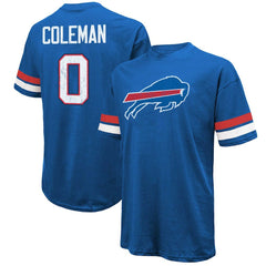 Keon Coleman Buffalo Bills Majestic Threads Name & Number Oversized Fit T-Shirt Royal | NFL
