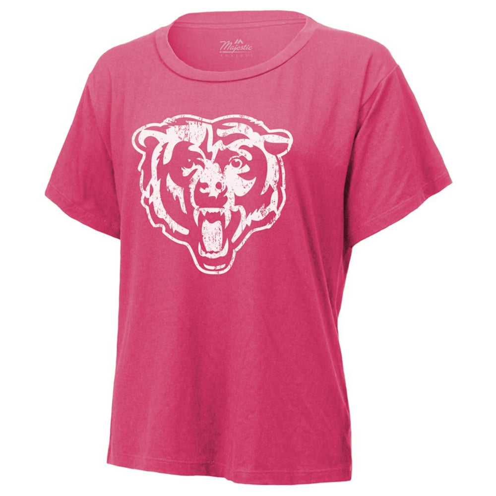 Caleb Williams Chicago Bears Majestic Threads Women's Name & Number T-Shirt Pink | NFL