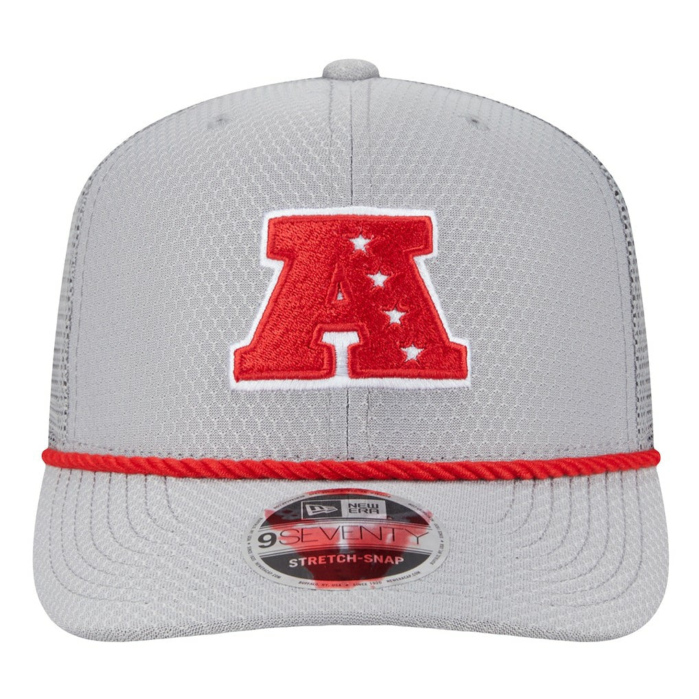 Kansas City Chiefs New Era 2025 Pro Bowl 9SEVENTY Stretch-Snap Hat Gray | NFL