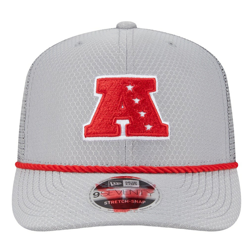 Kansas City Chiefs New Era 2025 Pro Bowl 9SEVENTY Stretch-Snap Hat Gray | NFL