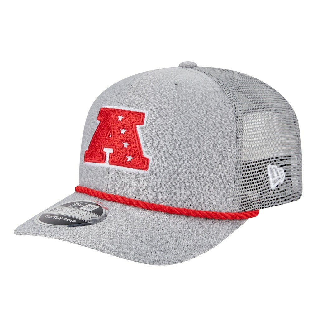 Kansas City Chiefs New Era 2025 Pro Bowl 9SEVENTY Stretch-Snap Hat Gray | NFL