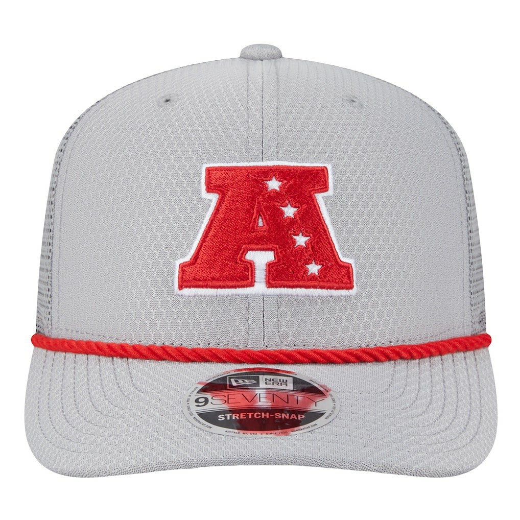 Miami Dolphins New Era 2025 Pro Bowl 9SEVENTY Stretch-Snap Hat Gray | NFL