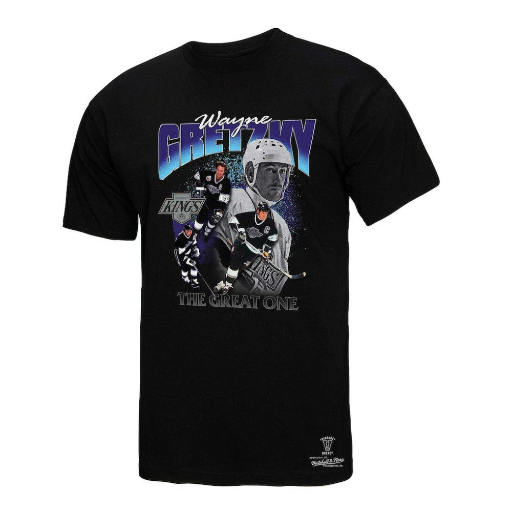 Wayne Gretzky Los Angeles Kings Mitchell & Ness Player Collage T-Shirt - Black - NHL