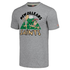 New Orleans Saints NFL x Homage x Beavis and Butt-Head Unisex Tri-Blend T-Shirt – Gray | NFL