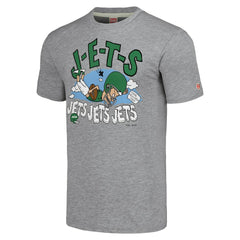 New York Jets NFL x Homage x Beavis and Butt-Head Unisex Tri-Blend T-Shirt – Gray | NFL
