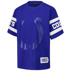 Indianapolis Colts The Wild Collective Women's Drop Shoulder T-Shirt Royal | NFL