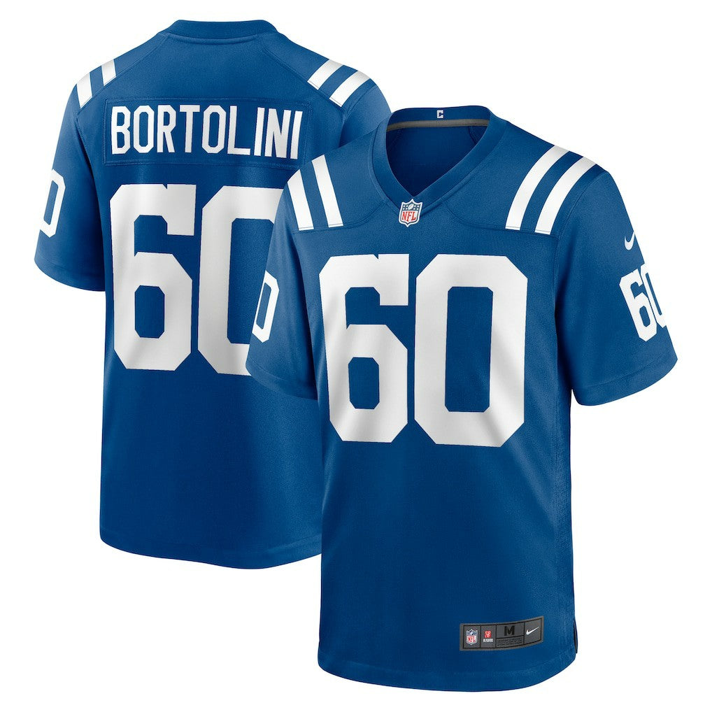 Tanor Bortolini Indianapolis Colts Game Jersey Royal | Nike for Sale