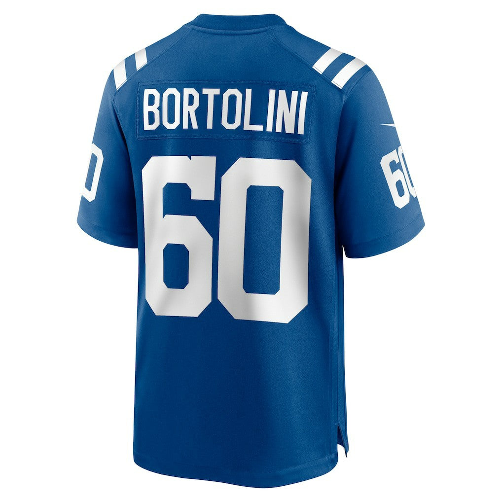 Tanor Bortolini Indianapolis Colts Game Jersey Royal | Nike for Sale